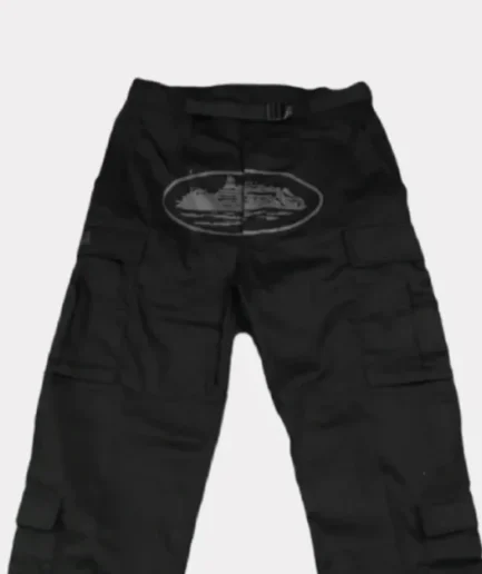 Corteiz New Guerillaz Cargos Triple Black