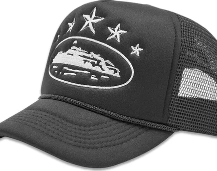 Corteiz 5 Starz Alcatraz Trucker Black Hat