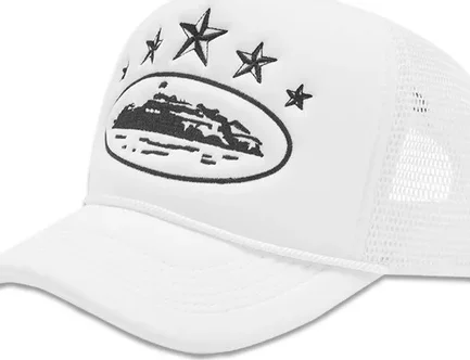 Corteiz 5 Starz Alcatraz Trucker White Hat