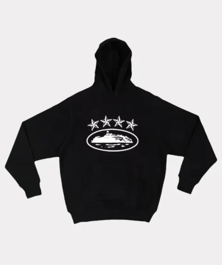 Corteiz Alcatraz Hoodie Black