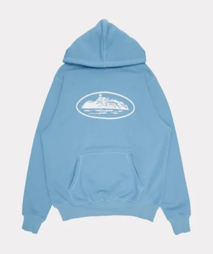 Corteiz Alcatraz Hoodie Blue