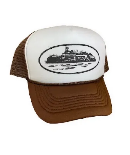 Corteiz Alcatraz Trucker Latest Cocoa Hat