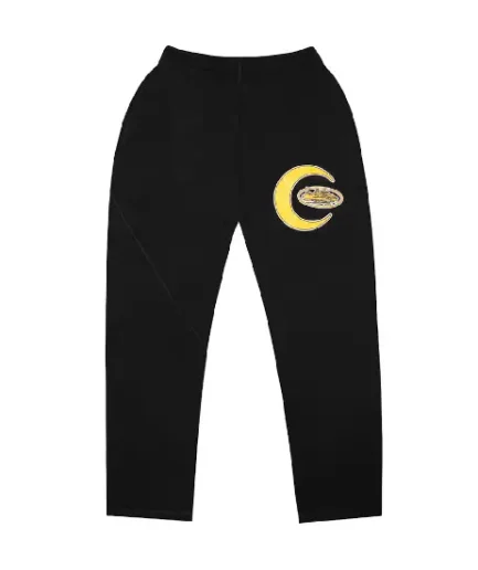 Corteiz Crescent Sweatpants New Black