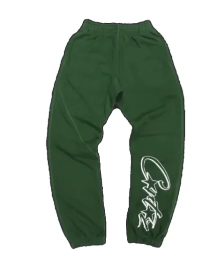 Corteiz Dropout Jogging Pants Green