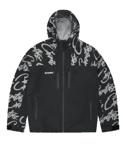 Corteiz Elitework Shell Jacket Black New Style