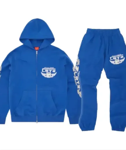 Corteiz Gasolina Tracksuit Royal Blue New