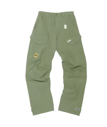 Corteiz Latest Storm Cargo Pants Green