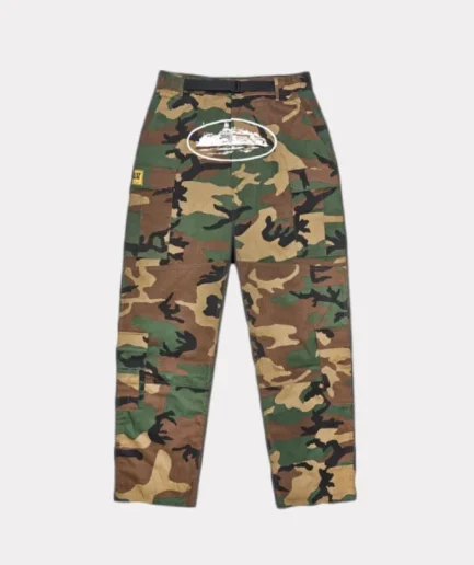 Corteiz New Guerillaz Cargos Woodland Camo