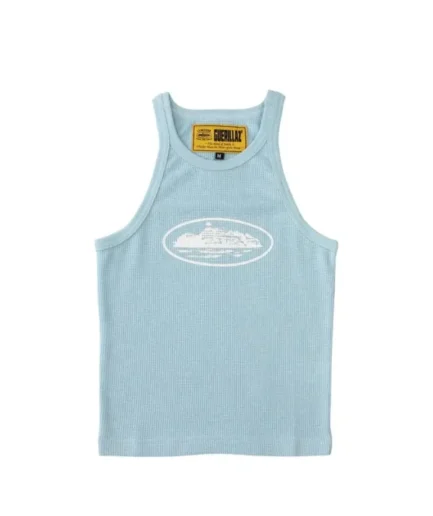 Corteiz New Women’s Alcatraz Tank Top Baby Blue