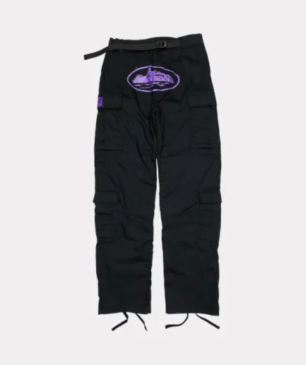 Corteiz Purp Guerillaz Cargos Black/Purple