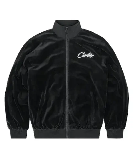 Corteiz VVS Velour Jacket Black