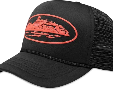 Latest Corteiz Alcatraz Premium Trucker Black And Red