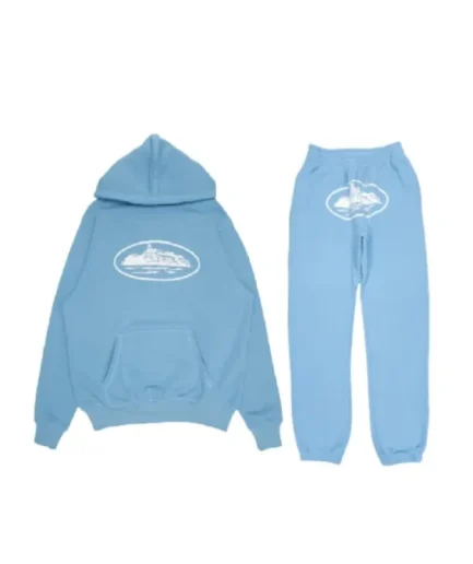 New Corteiz Tracksuit – Baby Blue