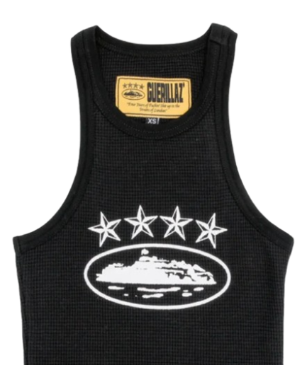 Good Corteiz 4Starz Alcatraz Womens Tank Top Black