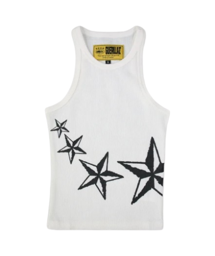 New Corteiz 4Starz Motion Tank Top White