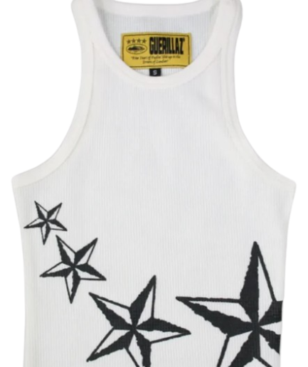 New Corteiz 4Starz Motion Tank Top White