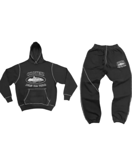 New Corteiz Superior Tracksuit – Black