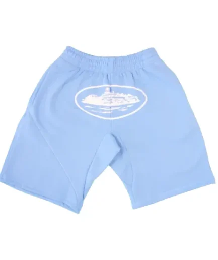 Corteiz Alcatraz Shorts Baby Blue