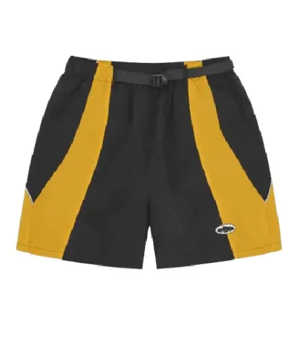 Corteiz Spring Shorts Black/Yellow