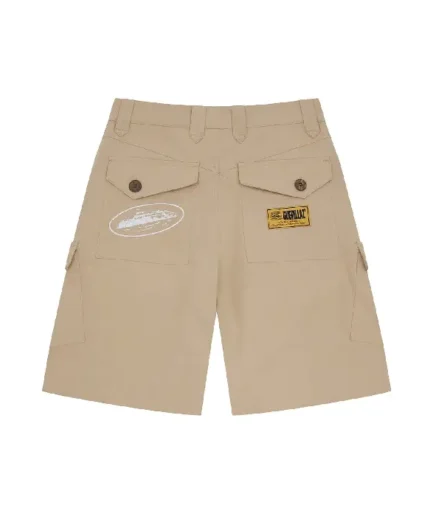 Corteiz Storm Cargo Shorts Beige